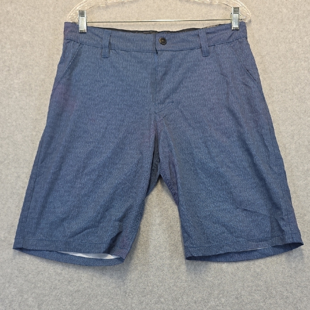 Distortion Tailored Fit Blue Stretch Shorts Size 33 – Casual Men’s Chino Style